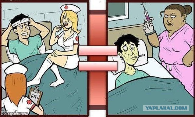 Из серии "ожидание - реальность"