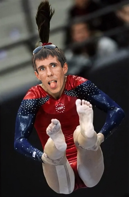 Фотожаба Гимнасточка