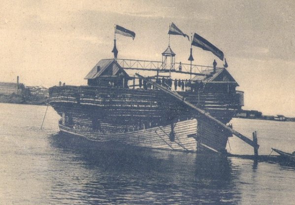 Старинные Волжские пароходы