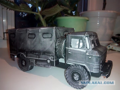 ГАЗ-66 из бумаги