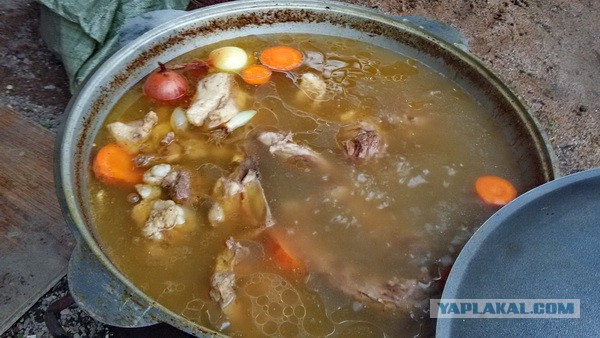 Хаш - суп из говяжьих лабутенов
