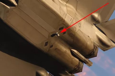 Ф-22 и Су-27 на авиашоу