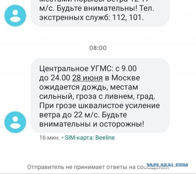 Синоптики предупредили о "суперливне" в Москве