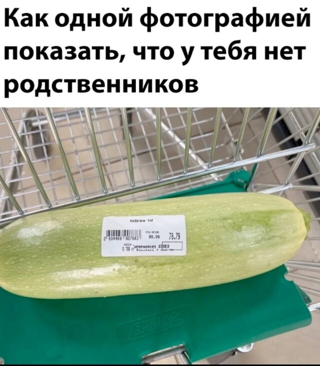 Мне сегодня предложили кабачок