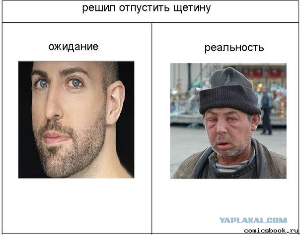 Из серии "ожидание - реальность"
