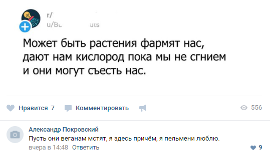 Смешные комментарии из социальных сетей 20.10.2017