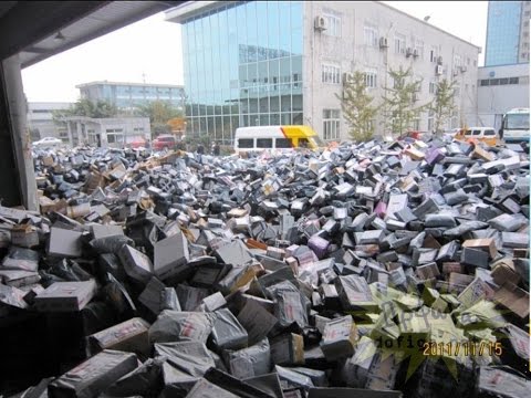 Обычная сортировка посылок... в Китае