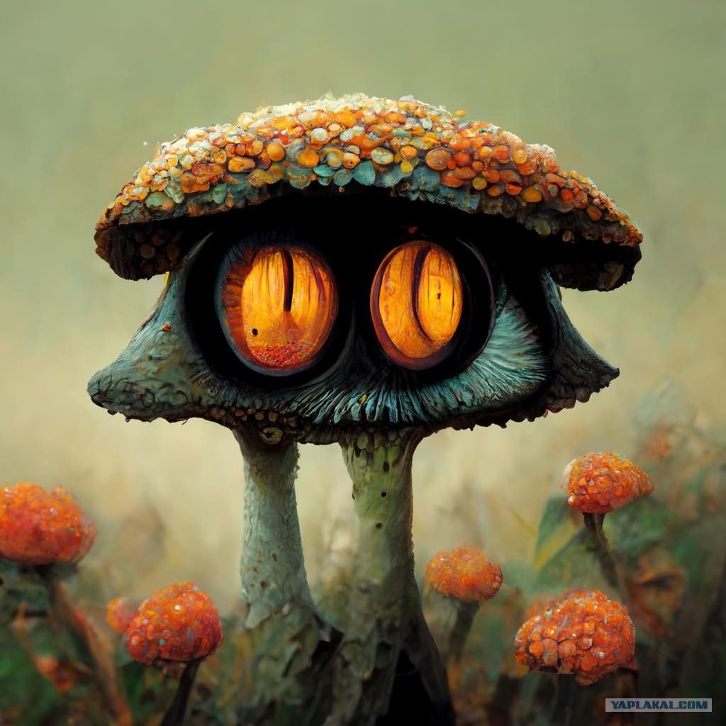 Есть грибы с глазами. Грибочек нейросеть. Грибы с глазами. Грибочек с глазами. Гриб с глазами нейросеть.