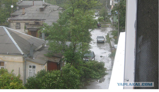 Ночной ураган в Днепропетровске, 24.09.2014.