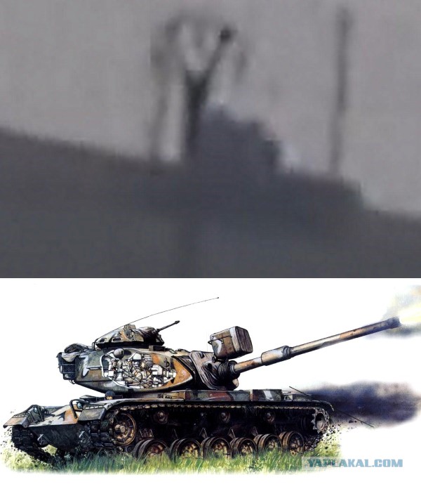 Уничтожение турецкого танка