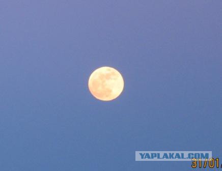 Лунное затмение 31.01.2018