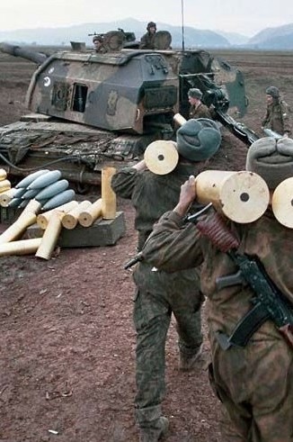 А какая военная техника была в вашем распоряжение?