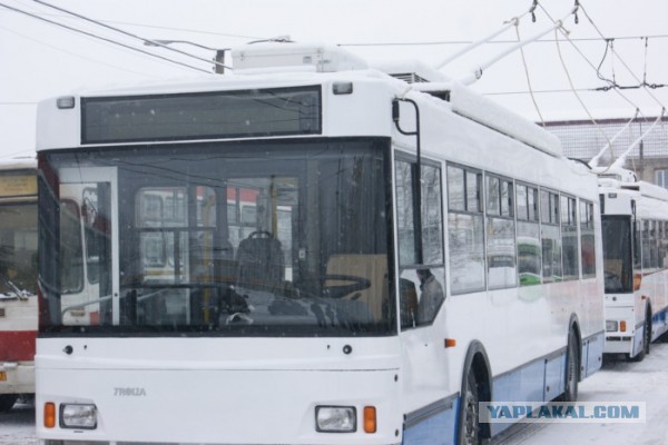 Крымские троллейбусы на самом длинном