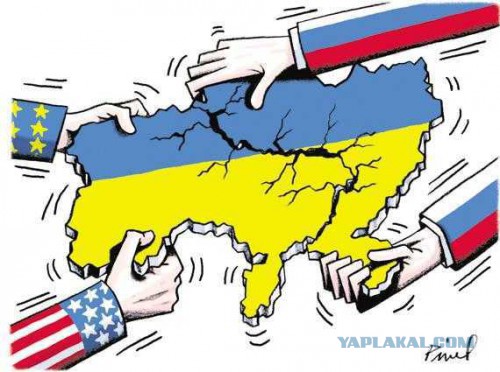 Украинский кризис: иностранная карикатура