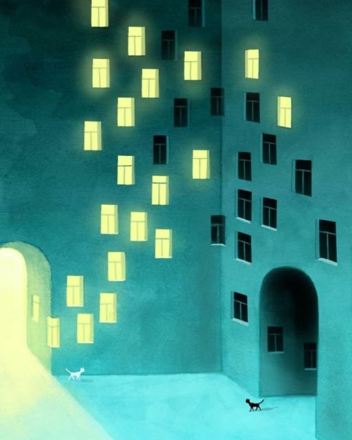Добрые рисунки питерского художника Андрея Попова