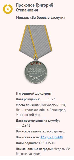 Нашёл деда на сайте подвиг народа