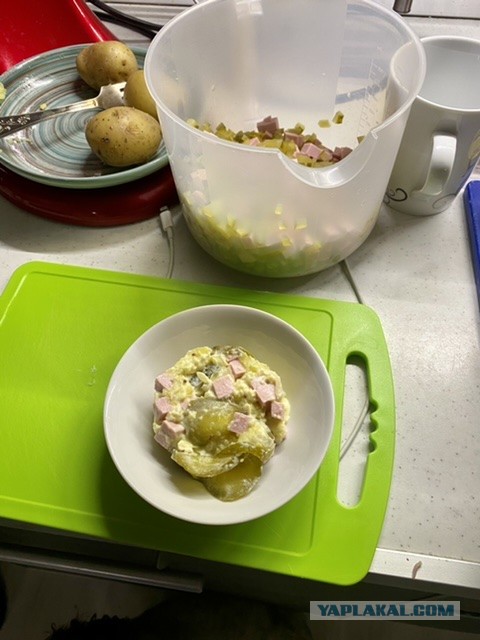 Японский картофельный салат