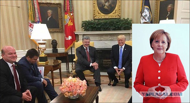 Дональд Трамп и Пётр Пороше́нко