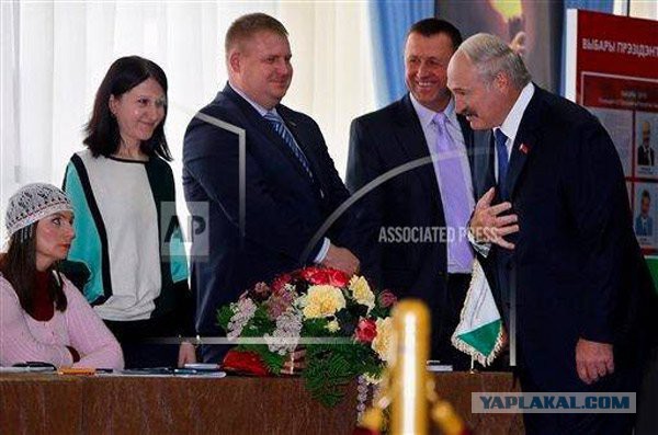 Акция протеста против  выборов президента  в РБ