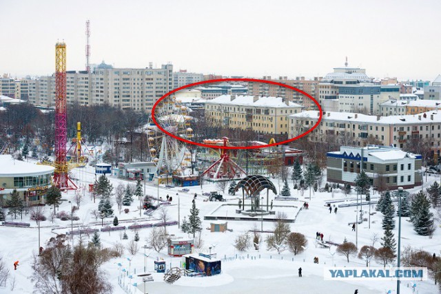 Зимняя Тюмень с высоты