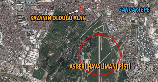 Военный вертолет рухнул в жилом квартале Стамбула