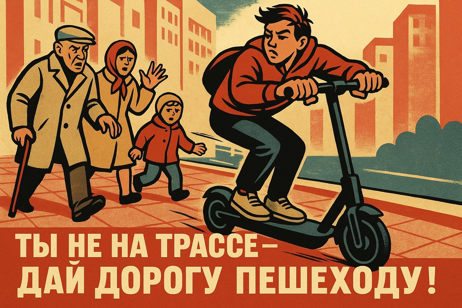Ударим языком советских плакатов по современным темам!