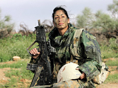 Арабская красавица в израильских войсках