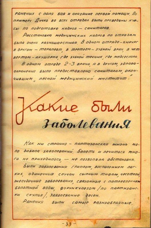 Журнал Рогачевских партизан