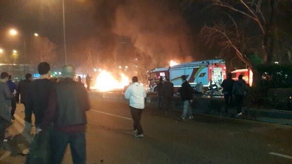 Сильный взрыв прогремел в центре Анкары