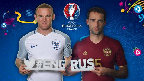 ЧЕ-2016 - финальный раунд. Англия-Россия. Болеем за наших!