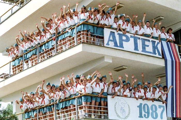 Пионерский лагерь «Артек», 1987 год, СССР