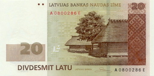 Банкноты Латвии