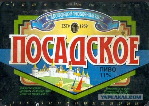 Советское пиво в каталоге 1957 года