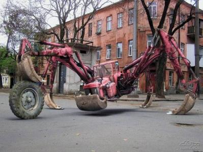 Тракторы, эксковаторы, грузовики