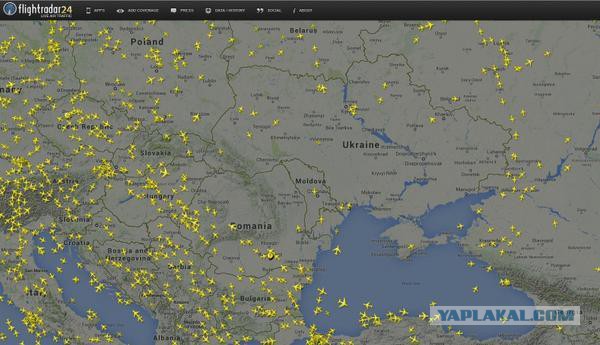 На Украине рухнул Боинг-777 малайзийских авиалиний