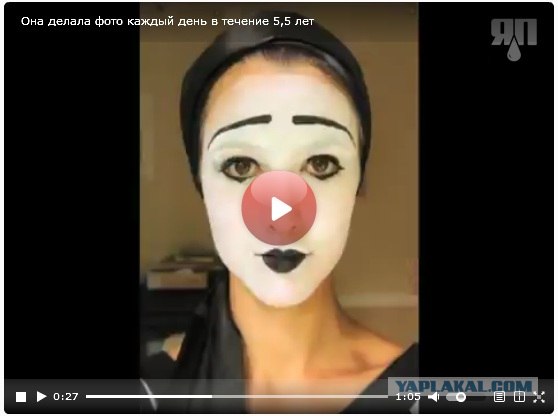 Она делала фото каждый день в течение 5,5 лет