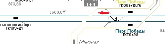 Схема станции парк победы