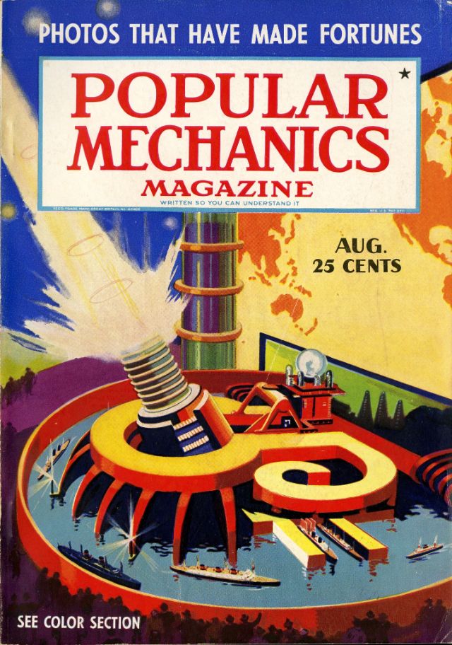 Технологическая утопия, которую мы потеряли: обложки журнала Popular Mechanics 30-х и 40-х годов