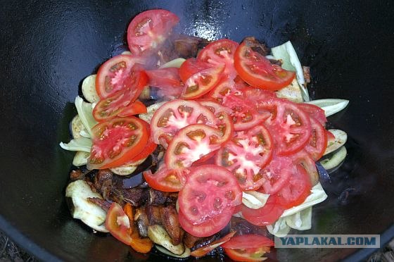 Овощи с бараньими ребрышками тушёные, или за что я люблю лето)))