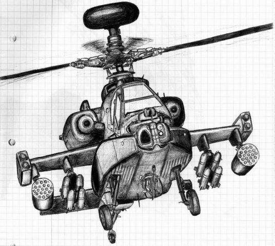 Боевой вертолёт АН-64 Apache