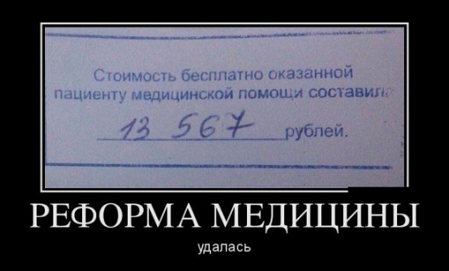 Число поликлиник в России сократилось за год на 1,3 тыс.