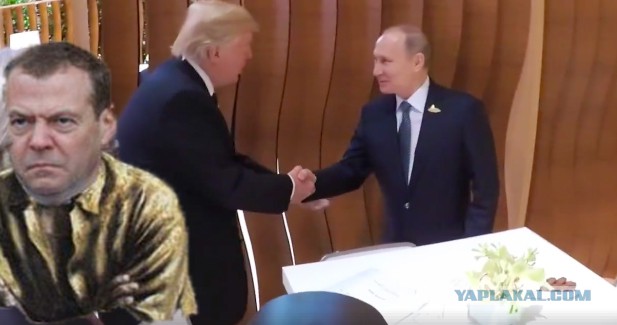 Фото: Первая встреча Путина и Трампа