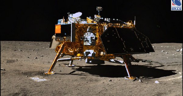 Китайский космический аппарат впервые в истории человечества успешно сел на обратную сторону Луны