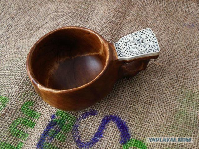 Вазочка из берёзового сувеля