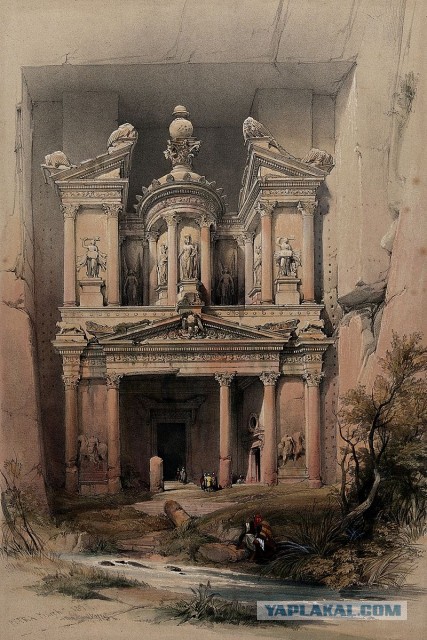 Иордания. Петра. Эль-Хазне. Новодел после приличного потопа