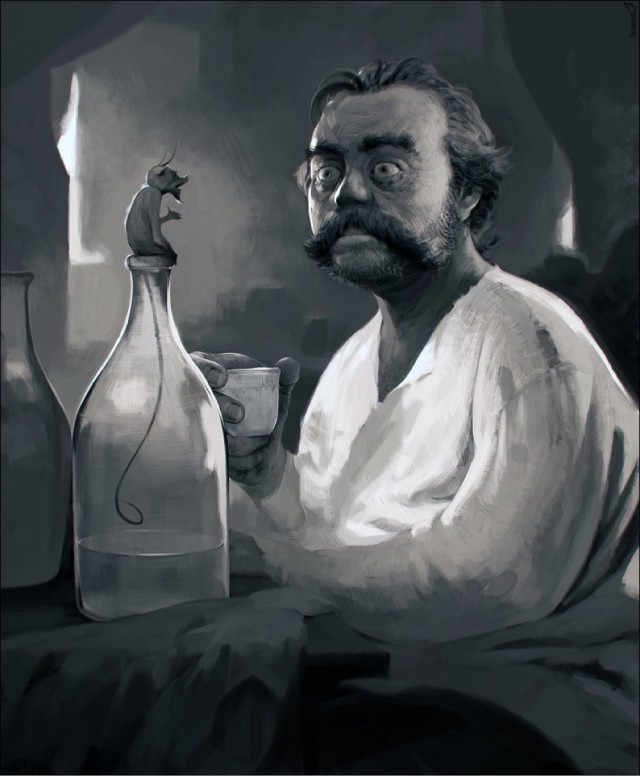 Белая горячка картинки смешные