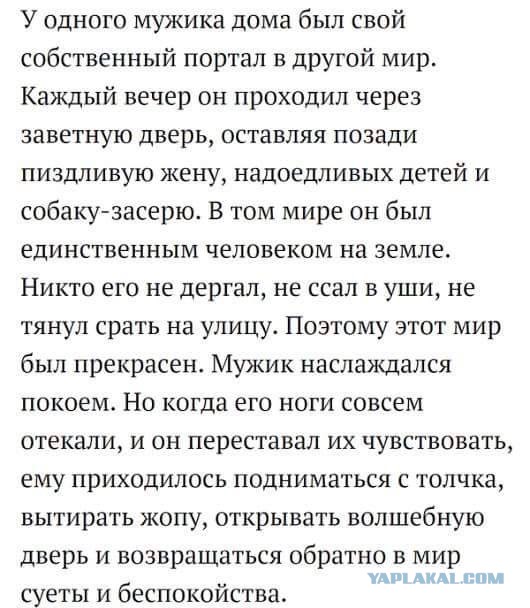 А вы что делаете в сортире?