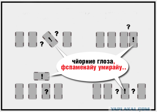 Фотожаба: Пиндосы на парковках