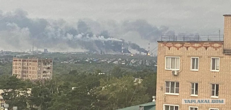 Массированная атака БПЛА на г. Сызрань