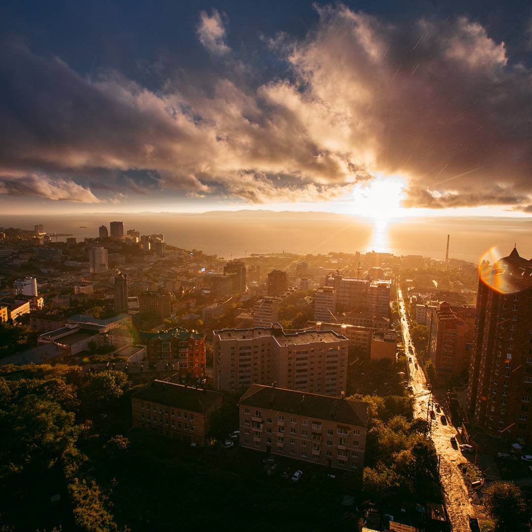 Владивосток закат фото